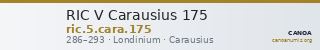RIC V Carausius 175 — CANOA