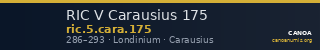 RIC V Carausius 175 — CANOA