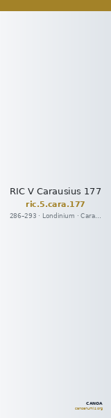RIC V Carausius 177 — CANOA
