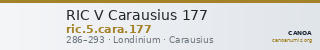 RIC V Carausius 177 — CANOA