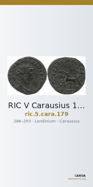 RIC V Carausius 179 — CANOA