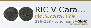 RIC V Carausius 179 — CANOA