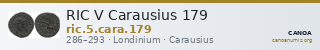 RIC V Carausius 179 — CANOA