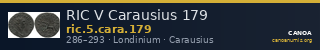 RIC V Carausius 179 — CANOA