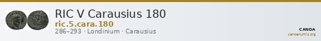 RIC V Carausius 180 — CANOA