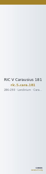 RIC V Carausius 181 — CANOA