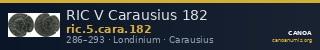RIC V Carausius 182 — CANOA
