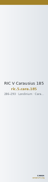 RIC V Carausius 185 — CANOA