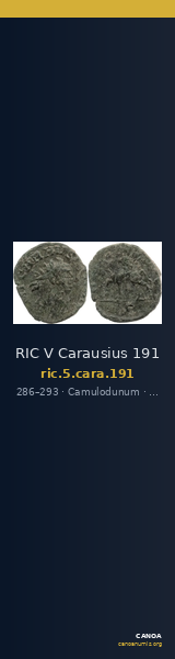 RIC V Carausius 191 — CANOA