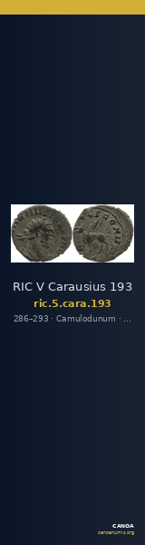 RIC V Carausius 193 — CANOA