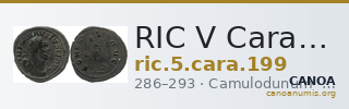 RIC V Carausius 199 — CANOA