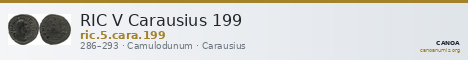 RIC V Carausius 199 — CANOA