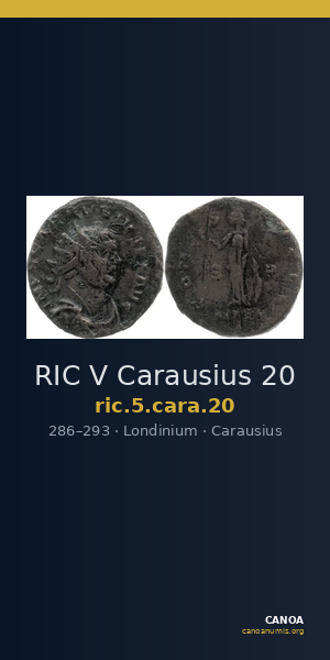 RIC V Carausius 20 — CANOA