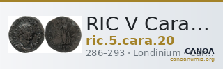RIC V Carausius 20 — CANOA