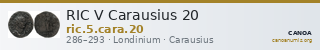 RIC V Carausius 20 — CANOA