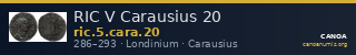 RIC V Carausius 20 — CANOA