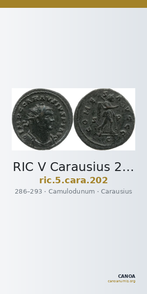 RIC V Carausius 202 — CANOA
