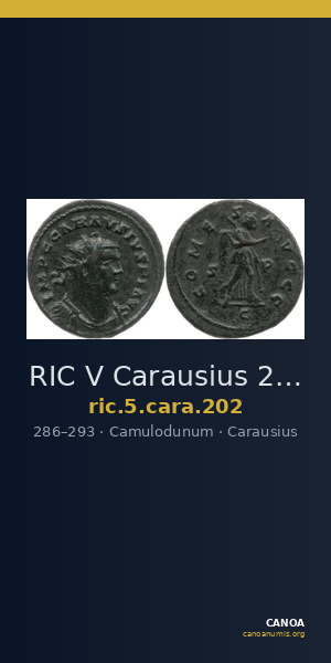 RIC V Carausius 202 — CANOA