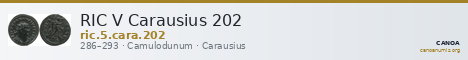 RIC V Carausius 202 — CANOA