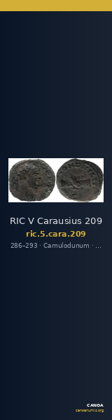 RIC V Carausius 209 — CANOA