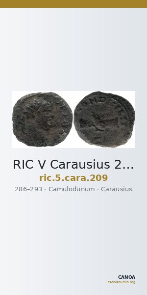 RIC V Carausius 209 — CANOA