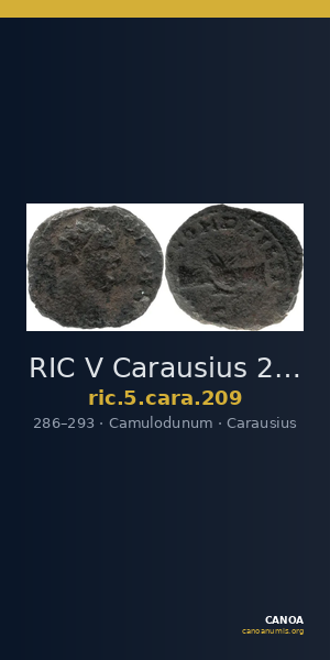 RIC V Carausius 209 — CANOA
