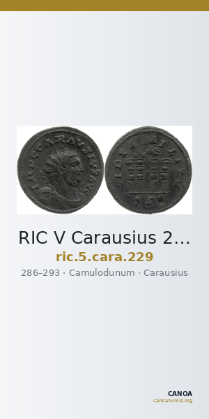 RIC V Carausius 229 — CANOA