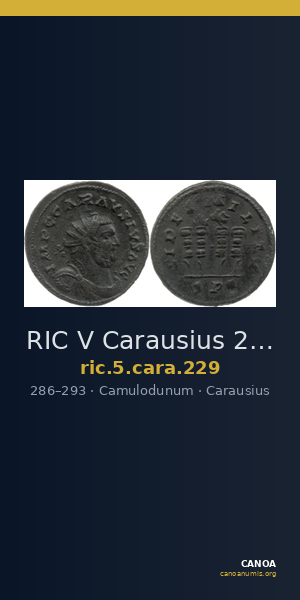 RIC V Carausius 229 — CANOA