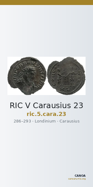 RIC V Carausius 23 — CANOA