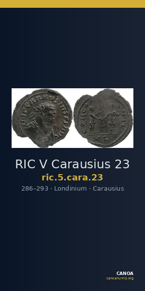 RIC V Carausius 23 — CANOA