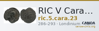 RIC V Carausius 23 — CANOA