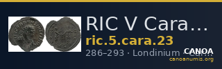 RIC V Carausius 23 — CANOA