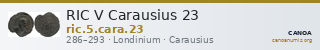 RIC V Carausius 23 — CANOA