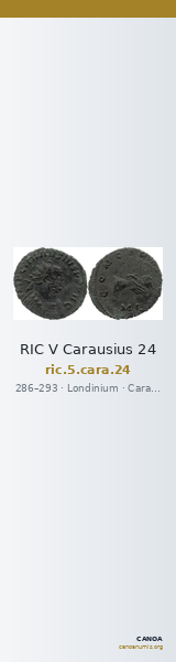 RIC V Carausius 24 — CANOA