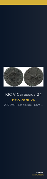RIC V Carausius 24 — CANOA