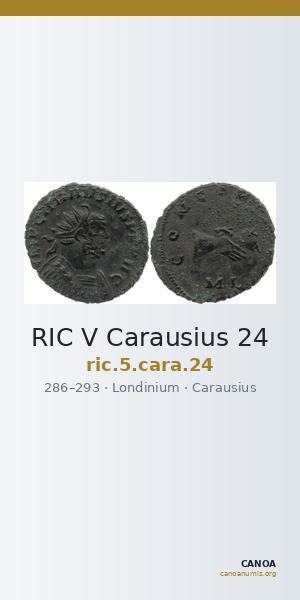RIC V Carausius 24 — CANOA