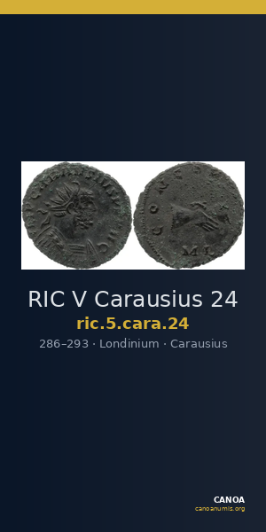 RIC V Carausius 24 — CANOA