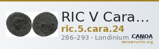 RIC V Carausius 24 — CANOA