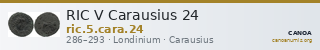 RIC V Carausius 24 — CANOA