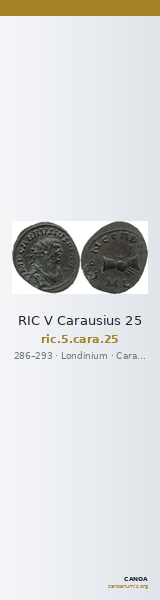 RIC V Carausius 25 — CANOA
