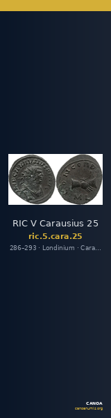 RIC V Carausius 25 — CANOA