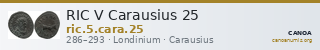 RIC V Carausius 25 — CANOA