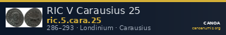 RIC V Carausius 25 — CANOA