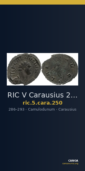 RIC V Carausius 250 — CANOA