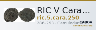 RIC V Carausius 250 — CANOA