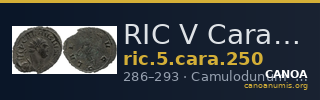 RIC V Carausius 250 — CANOA