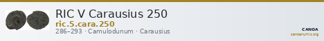 RIC V Carausius 250 — CANOA
