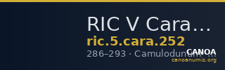RIC V Carausius 252 — CANOA
