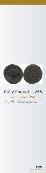 RIC V Carausius 255 — CANOA