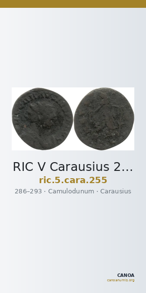 RIC V Carausius 255 — CANOA
